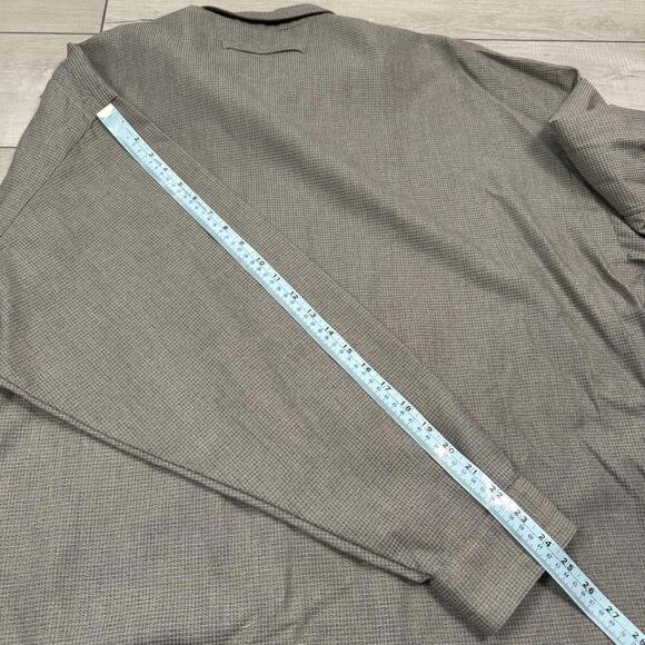 VTG SIGNUM Long Sleeve Button-Up Shirt SzXXL Microcheck Minimalist Germany Made - Picture 9 of 9